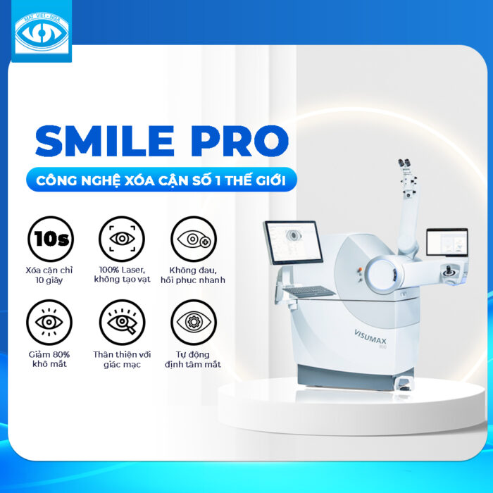 SMILE PRO ĐỈNH CAO TRONG PHẪU THUẬT XÓA CẬN