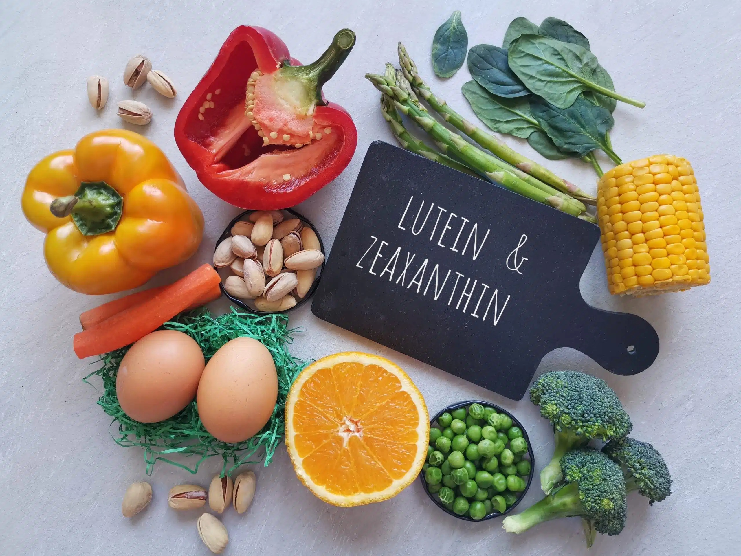 Nguồn tực phẩm chưa Lutein và Zeaxathin